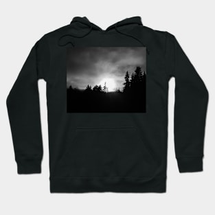 black and white paradise Hoodie